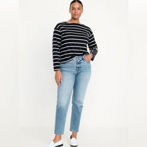 Old Navy OG high rise straight jeans!